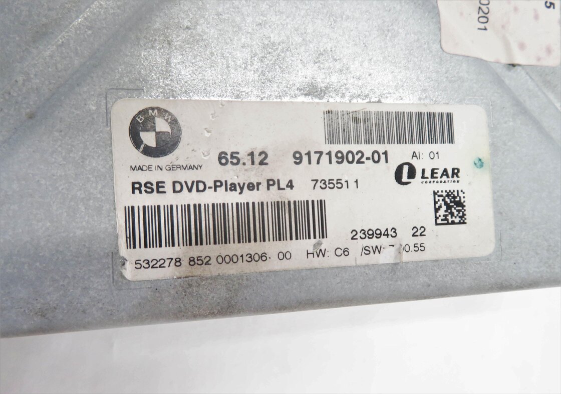 Thumbnail 11: 2007-2014 BMW X5 X5M X6 X6M (E70 E71) REAR ENTERTAINMENT DVD DISC PLAYER DRIVE