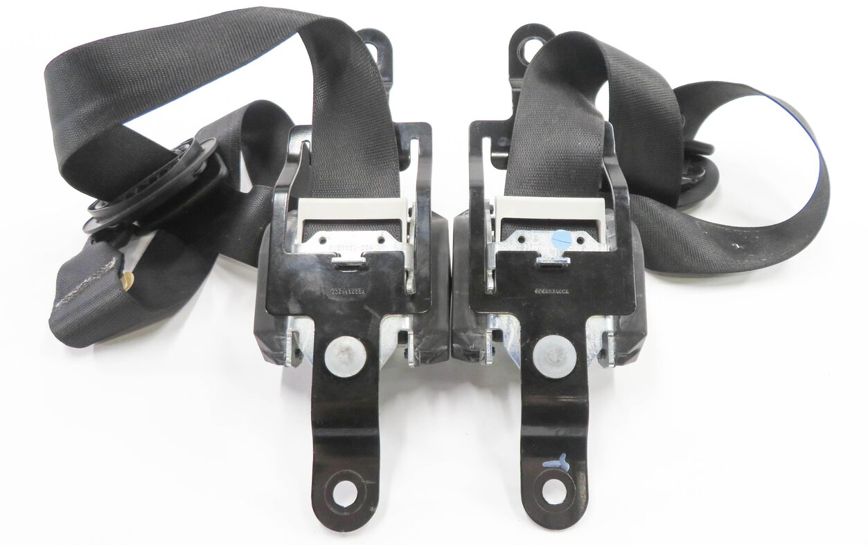 Thumbnail 5: 2008 BMW X5 (E70) LEFT & RIGHT REAR 2nd ROW SEAT SEATBELT RETRACTOR SET (BLACK)