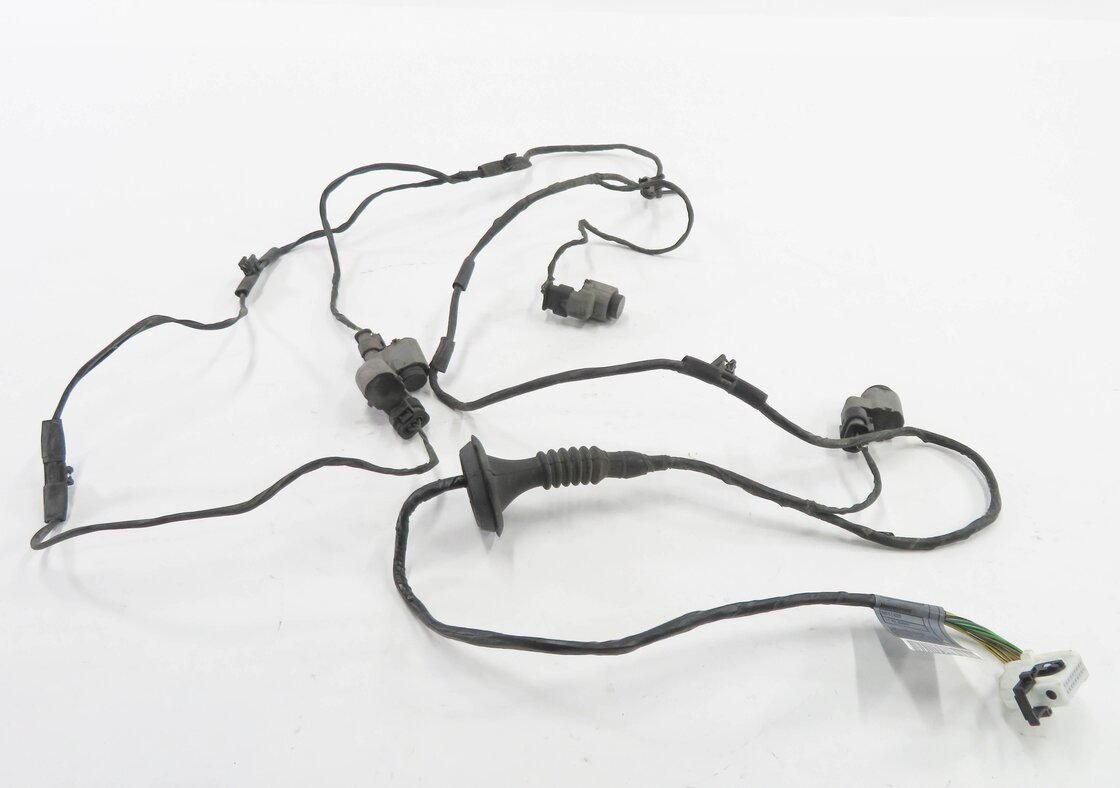 2008 BMW X5 (E70) REAR PDC PARK DISTANCE SENSOR SET-4 w/ HARNESS (BLACK)