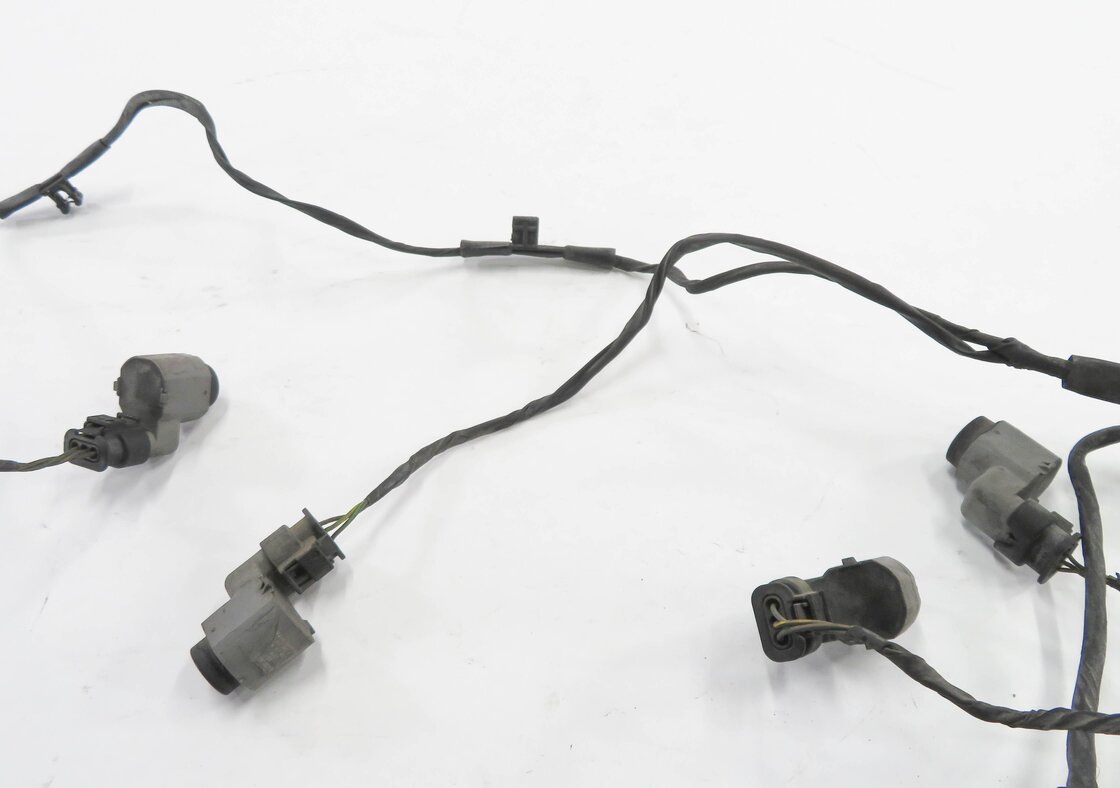 Thumbnail 2: 2008 BMW X5 (E70) REAR PDC PARK DISTANCE SENSOR SET-4 w/ HARNESS (BLACK)