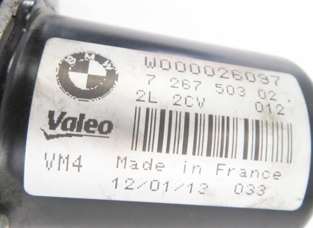 Thumbnail 6: 12-19 BMW 320i 328i 330i 335i 340i 428i 430i 435i 440i M3 M4 - FRONT WIPER MOTOR