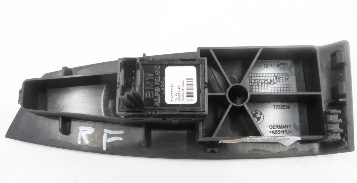 Thumbnail 6: 2011 BMW 535iGT (F07) RIGHT FRONT PASSENGER DOOR POWER WINDOW SWITCH (BLACK)