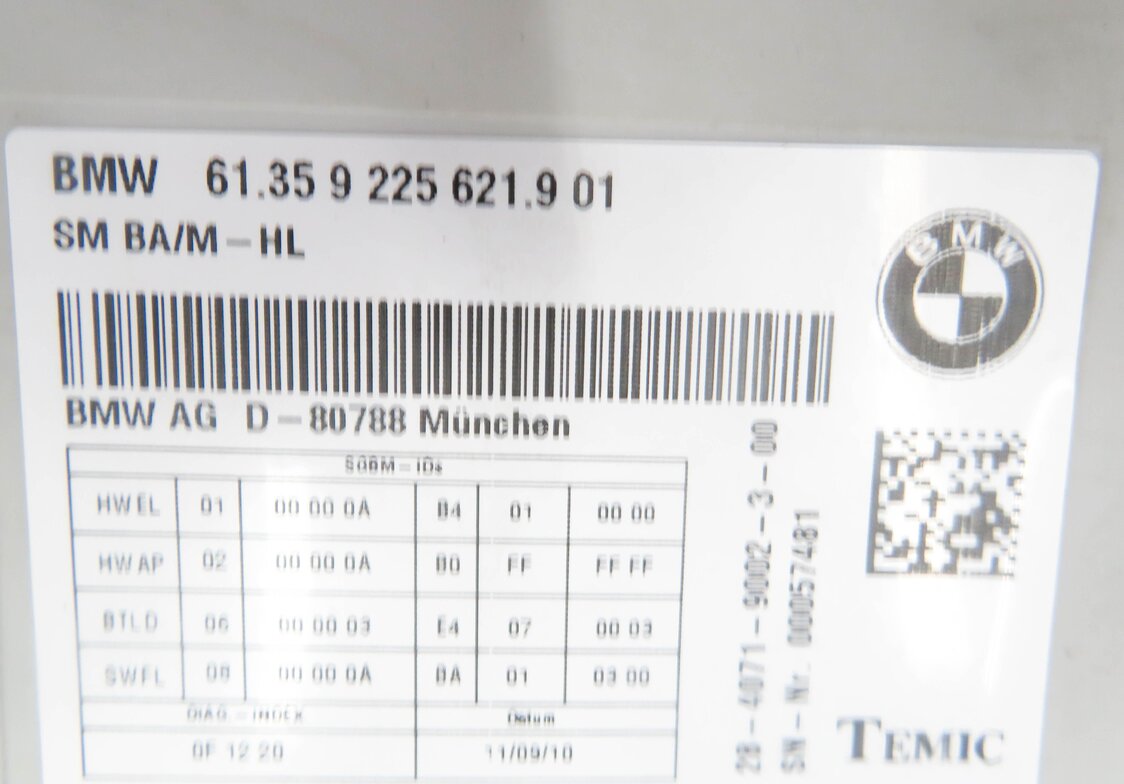 Thumbnail 6: 2010-2017 BMW 528i 535i 550i 650i 740i 750i (F01 F10) COMFORT MEMORY SEAT MODULE