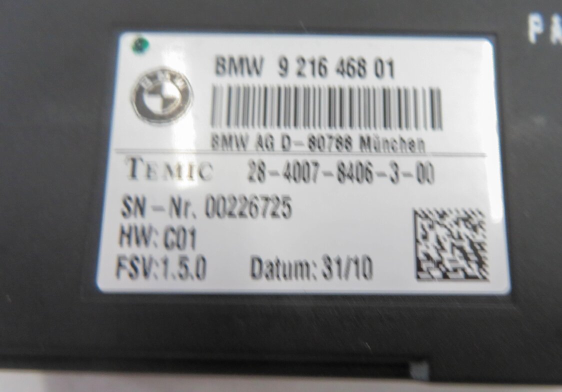Thumbnail 7: 10-19 BMW 328i 330i 335i 530i 535i 550i 740i 750i 760i - REAR HEATED SEAT MODULE