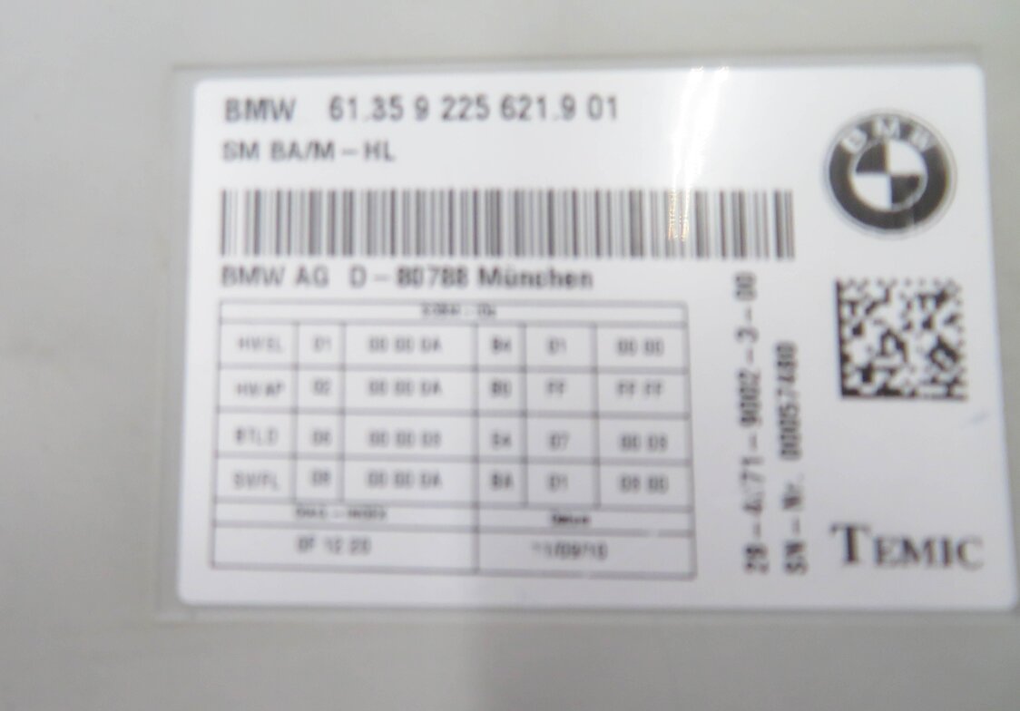 Thumbnail 6: 2010-2017 BMW 528i 535i 550i 650i 740i 750i (F01 F10) COMFORT MEMORY SEAT MODULE