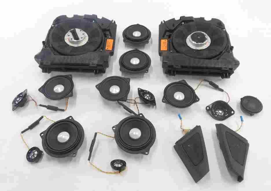 2011 BMW 550i (F10) HARMAN KARDON AUDIO SUB SUBWOOFER TWEETER SPEAKER SET-17