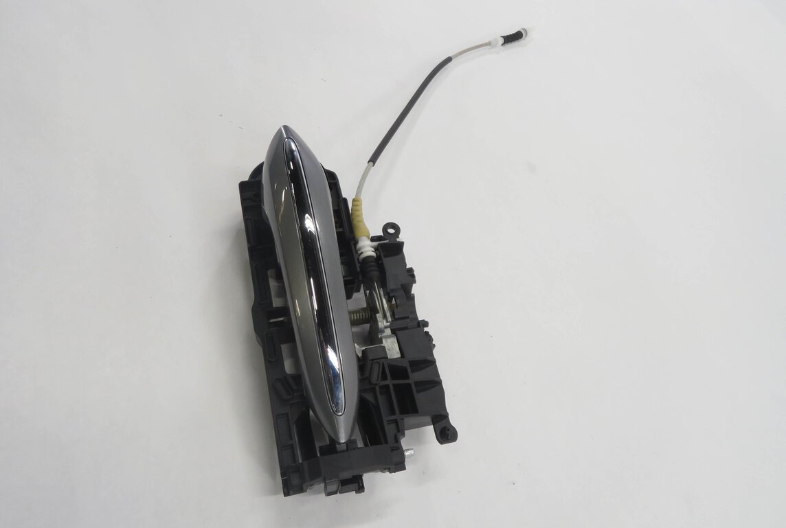 Thumbnail 2: 2011-2016 BMW 528i 535i 550i M5 (F10) LEFT REAR DOOR HANDLE w/ LIGHT (GRAY A52)