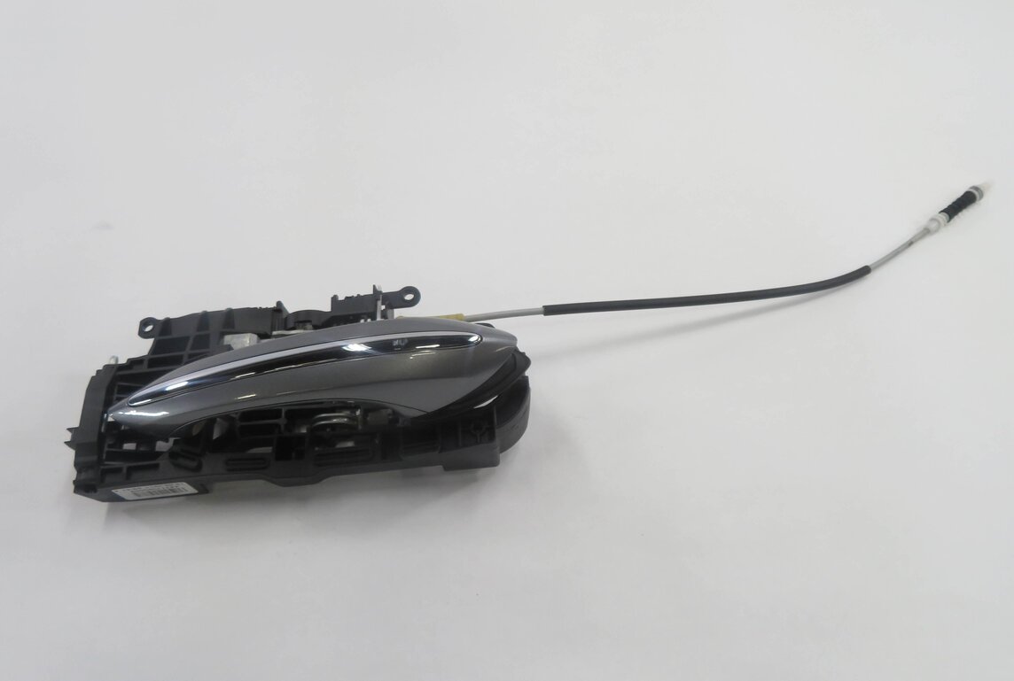 2011-2016 BMW 528i 535i 550i M5 (F10) RIGHT FRONT DOOR HANDLE w/ LIGHT (GRAY)