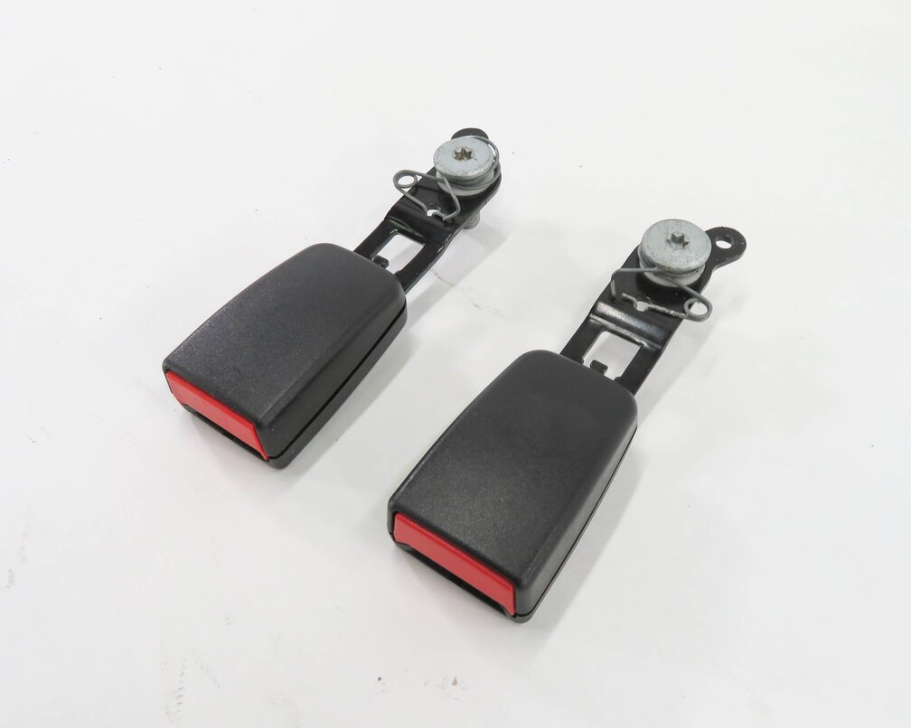 2006 MERCEDES R350 (W251) REAR 3rd THIRD ROW SEAT SEATBELT RECEIVER SET (BLACK)