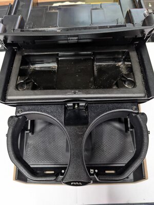 Thumbnail 10: 2006 MERCEDES R350 (W251) REAR CENTER CONSOLE CUP HOLDER ASH TRAY (BROWN)