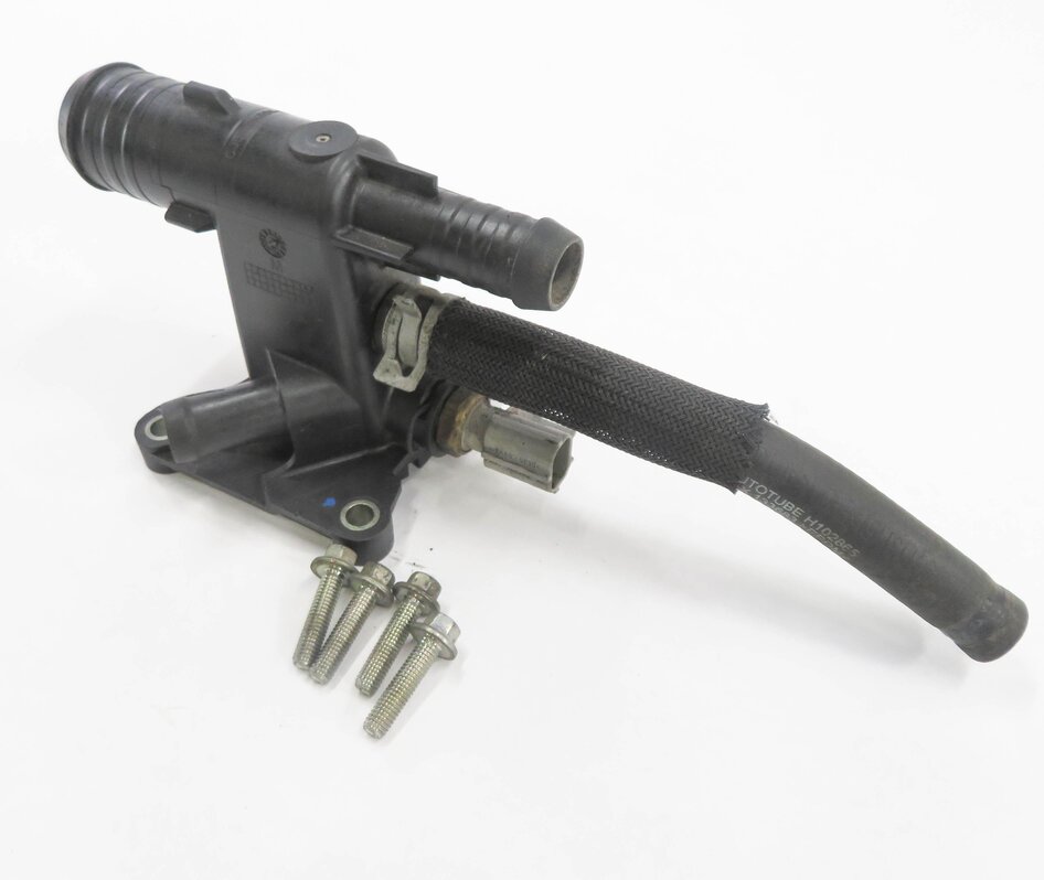 2013 RANGE ROVER EVOQUE (L538) 2.0L TURBO ENGINE WATER OUTLET THERMOSTAT HOUSING