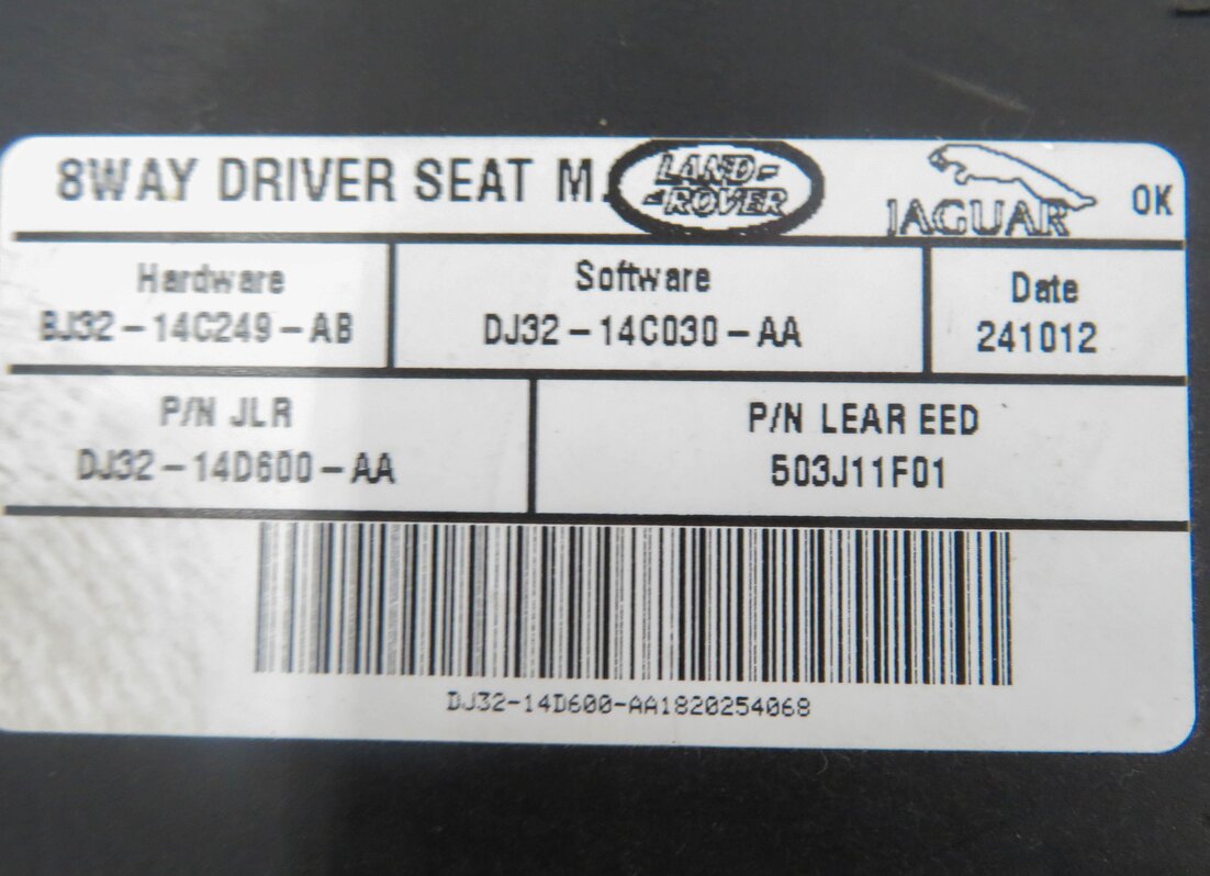 Thumbnail 7: 2013 RANGE ROVER EVOQUE (L538) LEFT FRONT DRIVER SEAT CONTROL MODULE