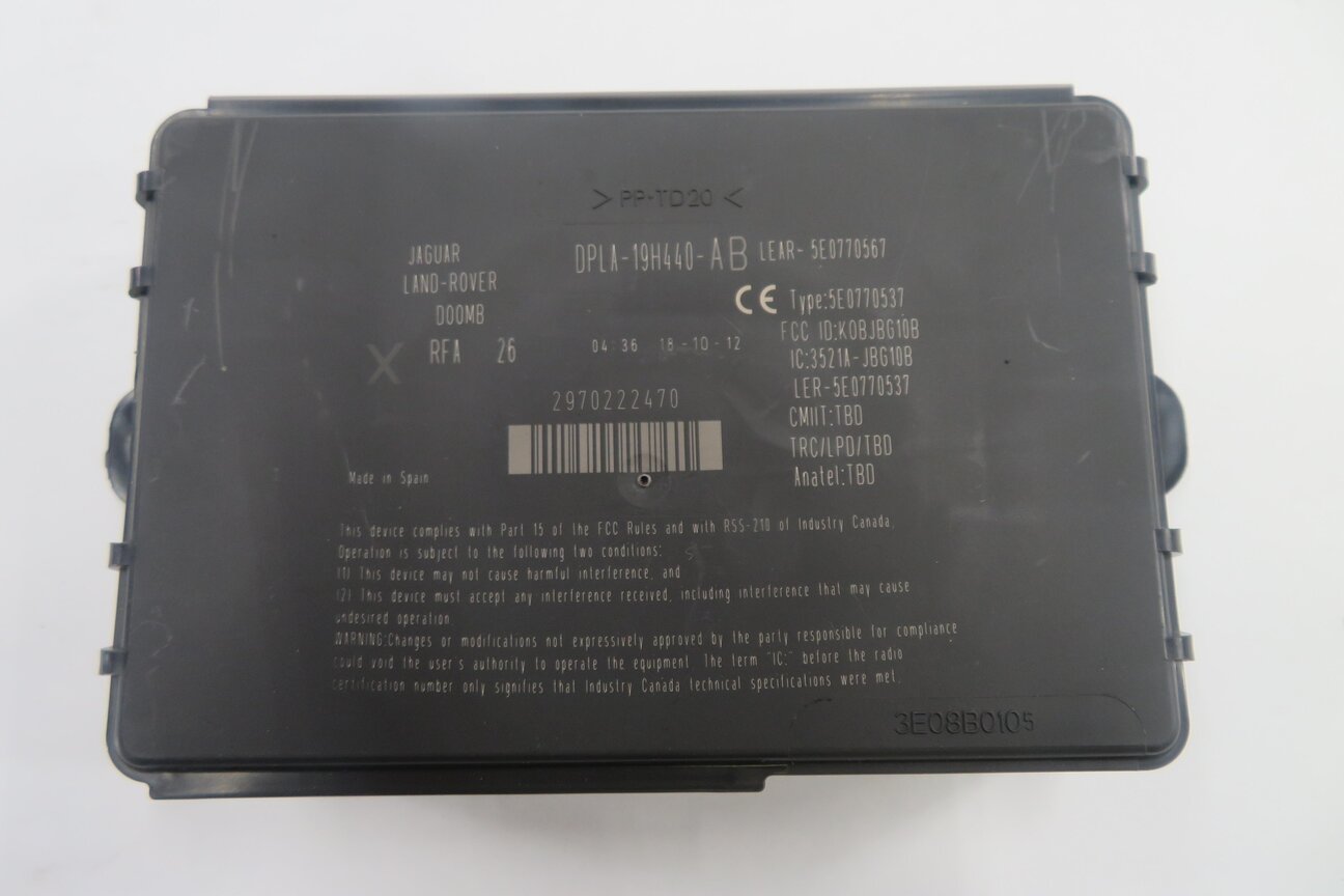 Thumbnail 3: 2013 RANGE ROVER EVOQUE (L538) 2.0T ENGINE FUSE BOX IMMOBILIZER MODULE KEY SET