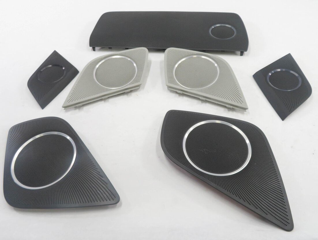 Thumbnail 2: 2013 AUDI S5 (B8 8T) COUPE - BANG & OLUFSEN SPEAKER GRILLE TRIM SET-7