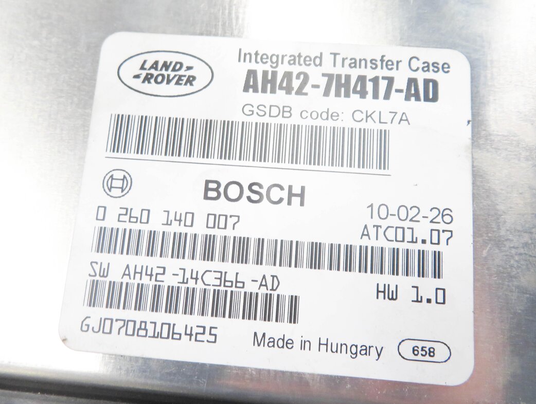 Thumbnail 7: 2010-2013 LAND ROVER LR4 / RANGE ROVER SPORT (L320 L322) TRANSFER CASE MODULE