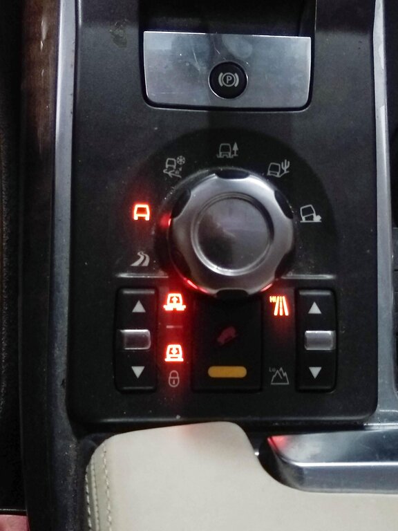 Thumbnail 2: 2010 RANGE ROVER SPORT (L320) SHIFTER TRIM TERRAIN CONTROL SWITCH BUTTON PANEL