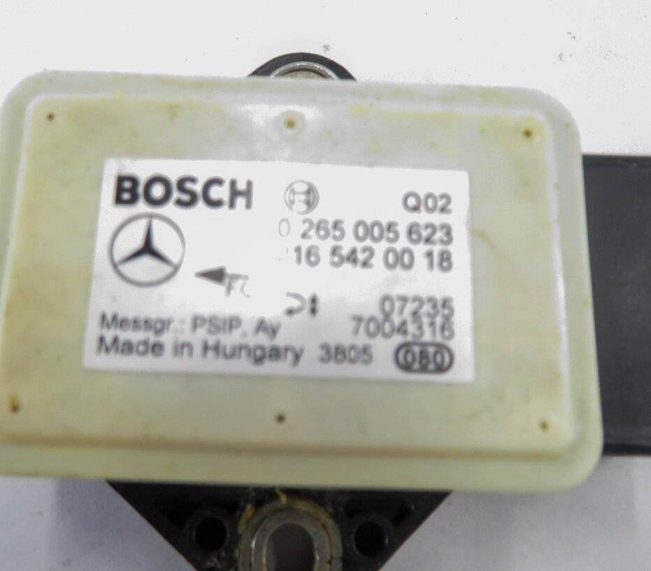 Thumbnail 7: 2008 MERCEDES CLS63 AMG (C219) YAW SPEED ACCELERATION TURN RATE STABILITY SENSOR
