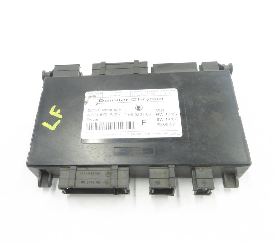 Thumbnail 2: 2008 MERCEDES CLS63 AMG (C219) LEFT FRONT DRIVER SEAT CONTROL MODULE