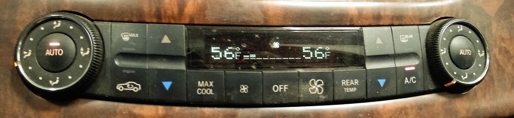 Thumbnail 2: 06-08 MERCEDES CLS500 CLS550 CLS55 CLS63 AMG (C219) HEATER TEMPERATURE CONTROL