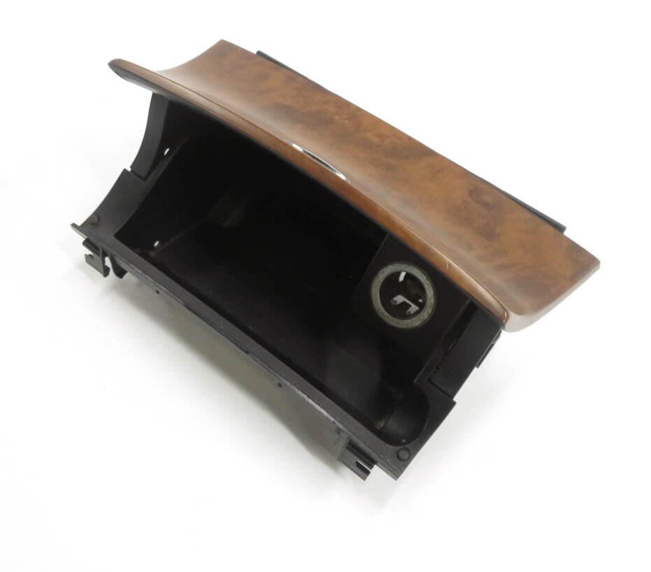 2008 MERCEDES CLS63 AMG (C219) FRONT CENTER CONSOLE ASH TRAY CUBBY (WALNUT WOOD)