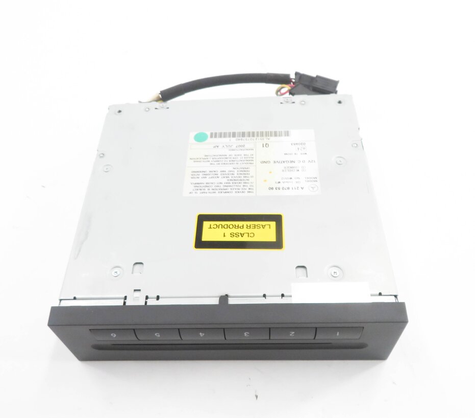 Thumbnail 6: 2003-2013 MERCEDES BENZ - B E GL ML CLS R - CLASS RADIO STEREO 6-DISC CD CHANGER