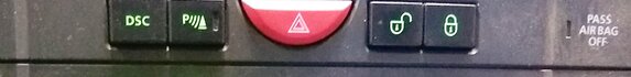 Thumbnail 2: 2006 RANGE ROVER SPORT (L320) HAZARD LIGHT PDC DSC CENTRAL LOCK SWITCH BUTTON