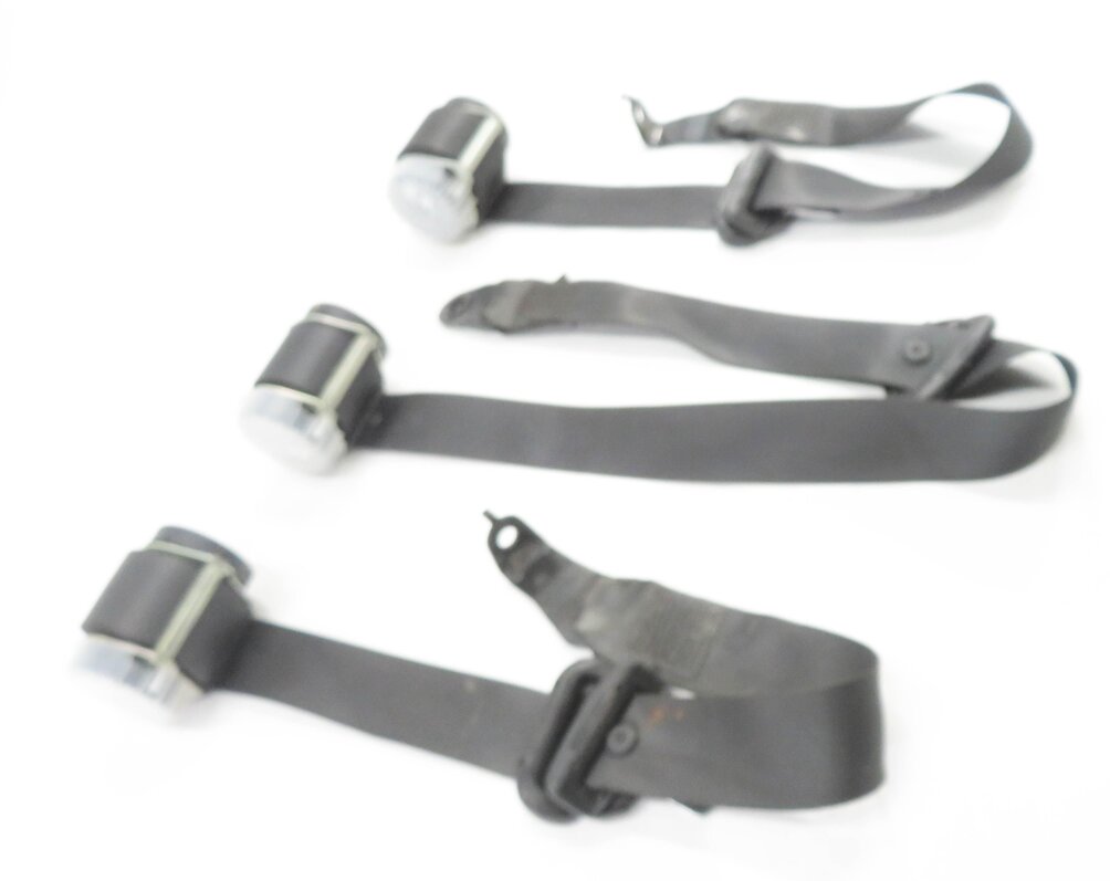 Thumbnail 4: 2006 RANGE ROVER SPORT (L320) REAR 2nd ROW SEAT SEATBELT RETRACTOR SET (BLACK)