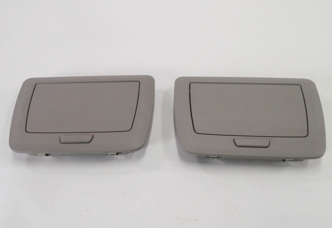 Thumbnail 4: 2011 BMW 750i (F01) REAR LEFT & RIGHT VANITY DOME LIGHT LAMP MIRROR SET-2 (GRAY)