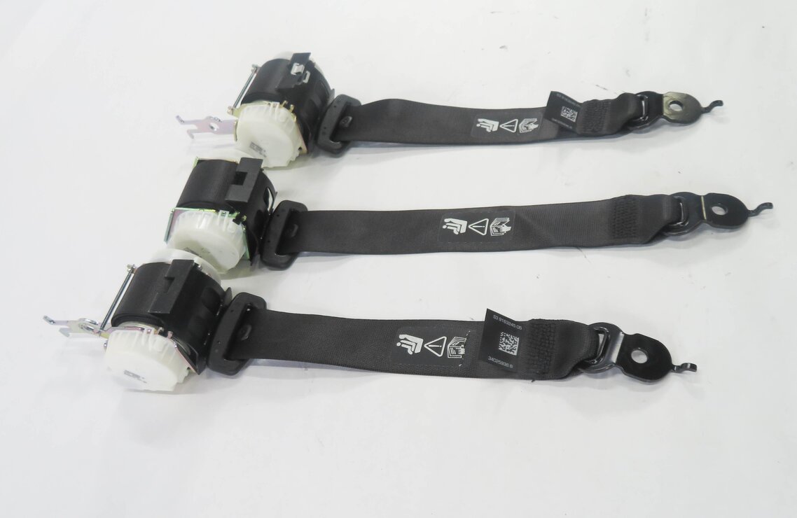 Thumbnail 3: 2011 BMW 750i (F01) REAR SEAT SEATBELT RETRACTOR SET-3 (BLACK)
