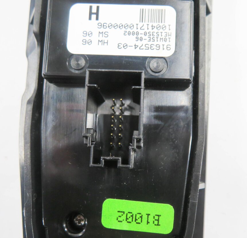 Thumbnail 7: 09-15 BMW 740i 750i 760i B7 (F01) DRIVER WINDOW SWITCH w/ SHADE & P-FOLD (BLACK)