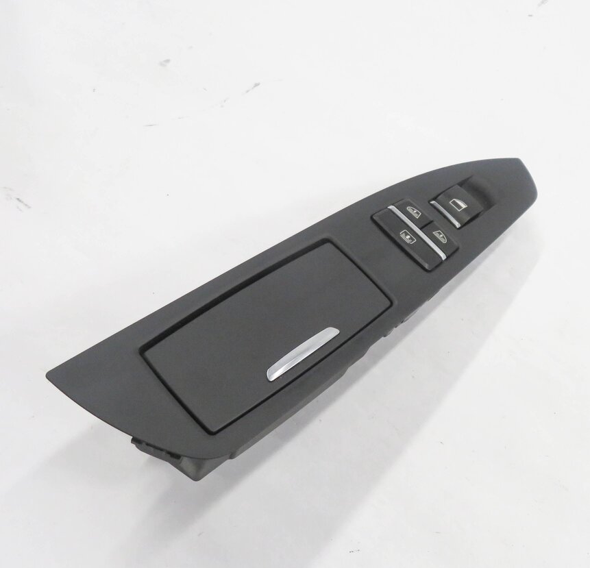 2011 BMW 750i (F01) LEFT REAR DOOR POWER WINDOW SWITCH w/ SHADE CONTROL (BLACK)