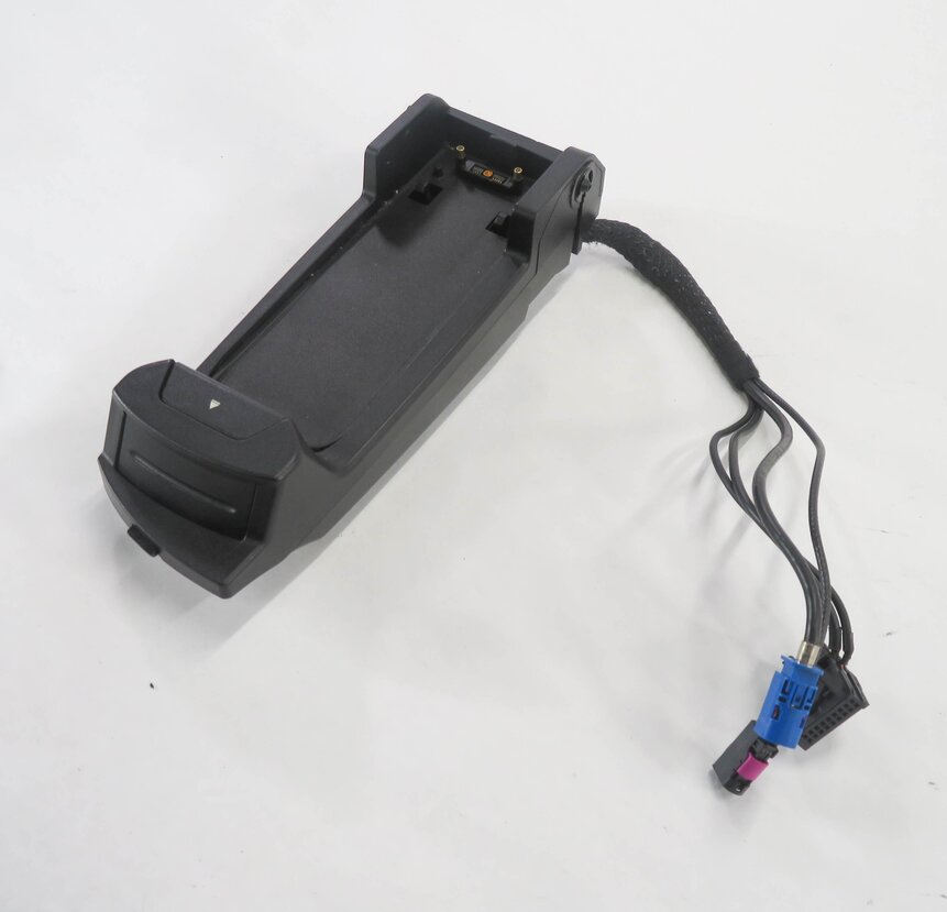 2011 BMW 750i (F01) FRONT CENTER CONSOLE CELL PHONE SNAP IN CRADLE