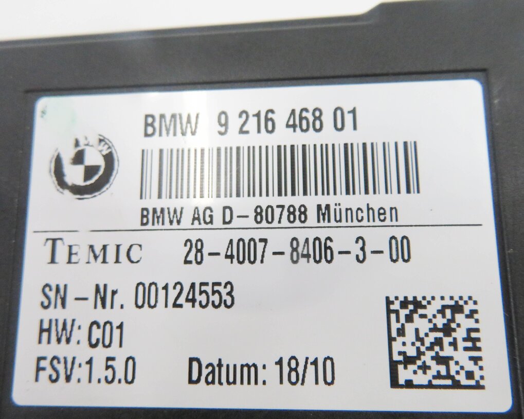 Thumbnail 6: 10-19 BMW 328i 330i 335i 530i 535i 550i 740i 750i 760i - REAR HEATED SEAT MODULE