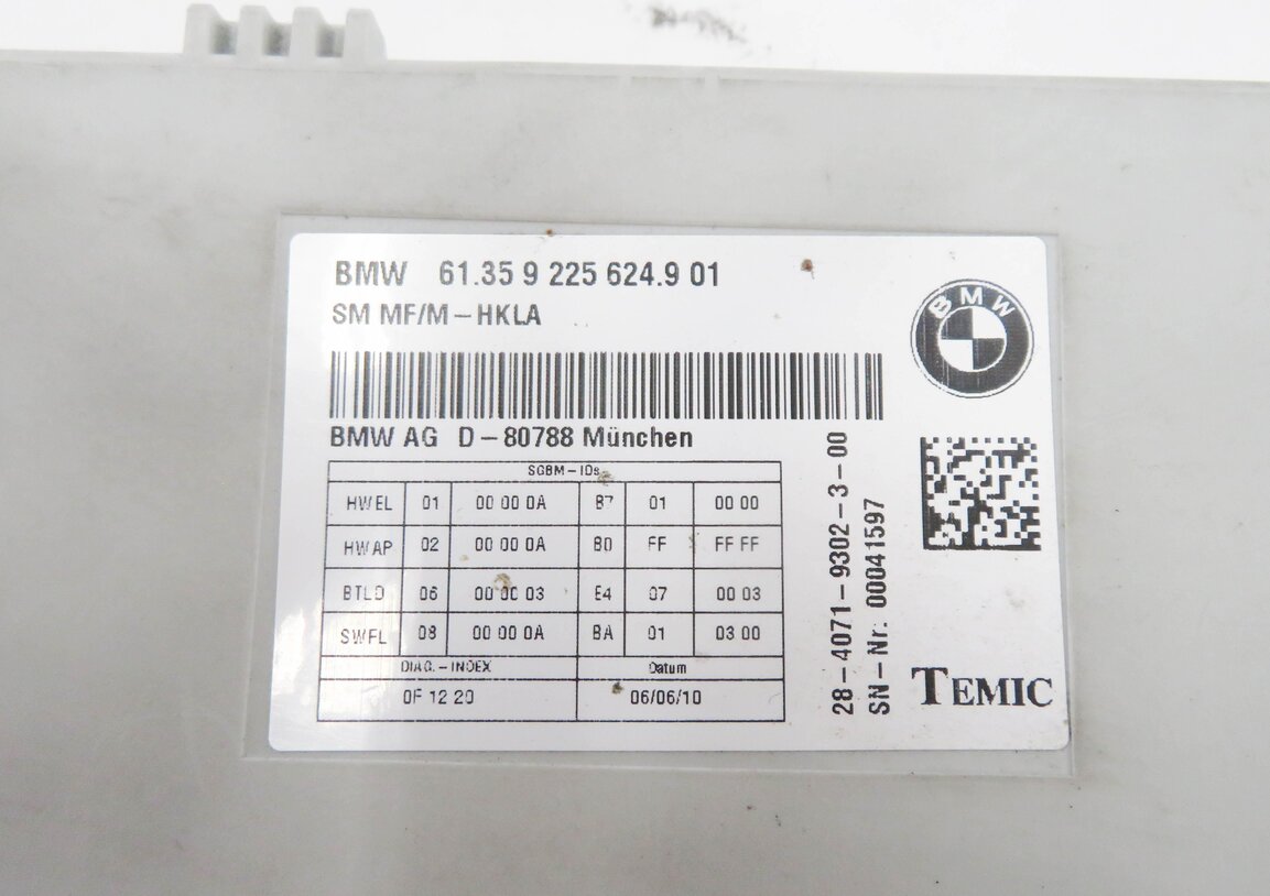 Thumbnail 4: 2010-2017 BMW 528i 535i 550i 650i 740i 750i (F01 F10) COMFORT MEMORY SEAT MODULE