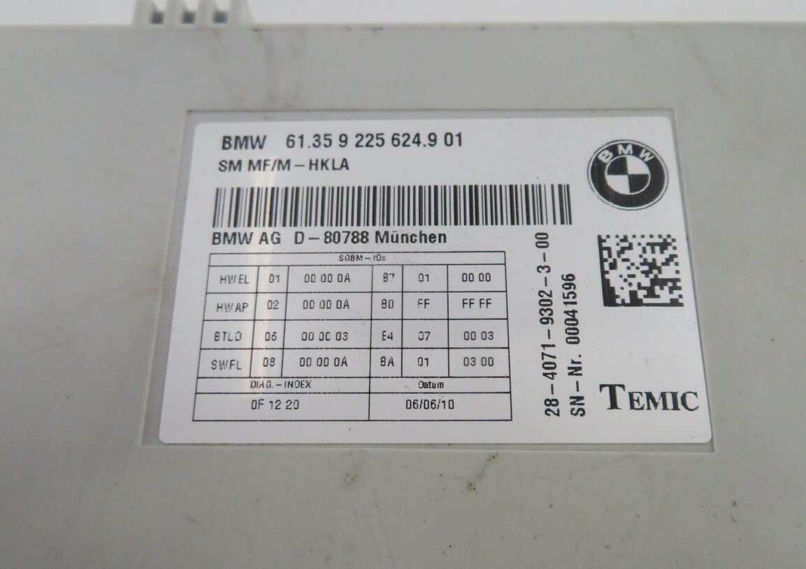 Thumbnail 6: 2010-2017 BMW 528i 535i 550i 650i 740i 750i (F01 F10) COMFORT MEMORY SEAT MODULE