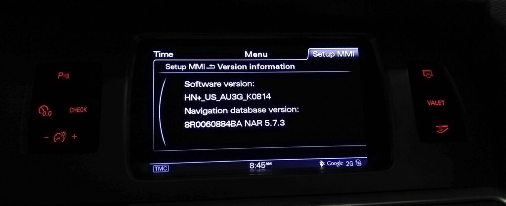 2013-2017 AUDI A5 S5 Q5 Q7 (4L B8 8T 8R) GPS NAVIGATION MEDIA INFORMATION SCREEN