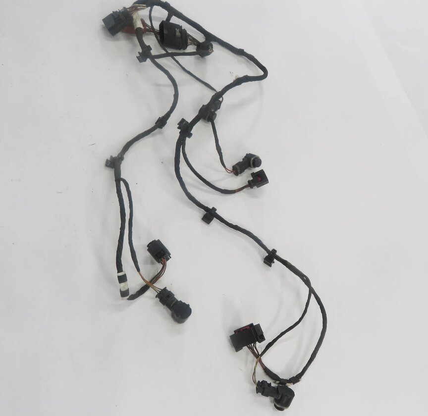 Thumbnail 6: 2013 AUDI Q7 (4L) FRONT PDC PARK DISTANCE SENSOR SET w/ HARNESS (TEAK BROWN)