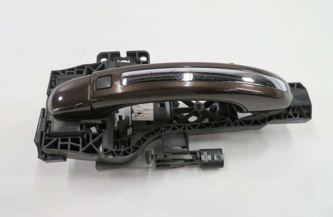 2007-2015 AUDI Q7 (4L) LEFT REAR KEYLESS ENTRY DOOR HANDLE (TEAK BROWN LZ8W)