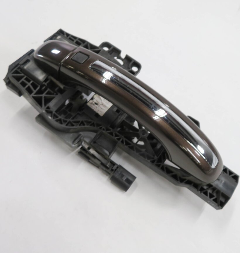Thumbnail 8: 2007-2015 AUDI Q7 (4L) LEFT REAR KEYLESS ENTRY DOOR HANDLE (TEAK BROWN LZ8W)