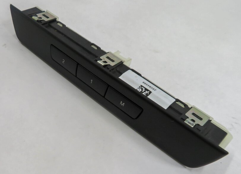 2014 BMW 750i (F01) RIGHT FRONT PASSENGER MEMORY SEAT POSITION SWITCH BUTTON