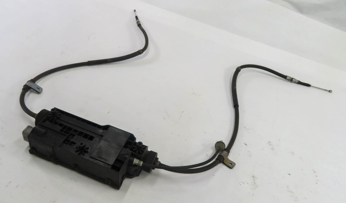 2014 BMW 750i (F01) ELECTRONIC EMERGENCY PARKING BRAKE ACTUATOR MOTOR w/ CABLES
