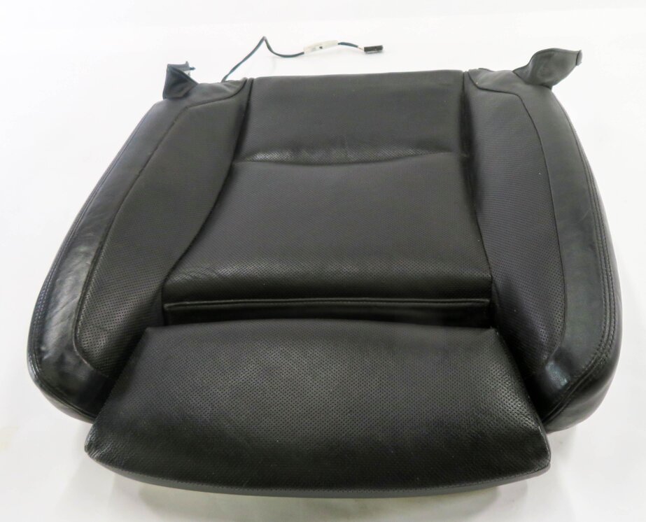 Thumbnail 2: 2014 BMW 750i (F01) RIGHT FRONT LOWER BOTTOM HEATED SEAT CUSHION (BLACK LEATHER)