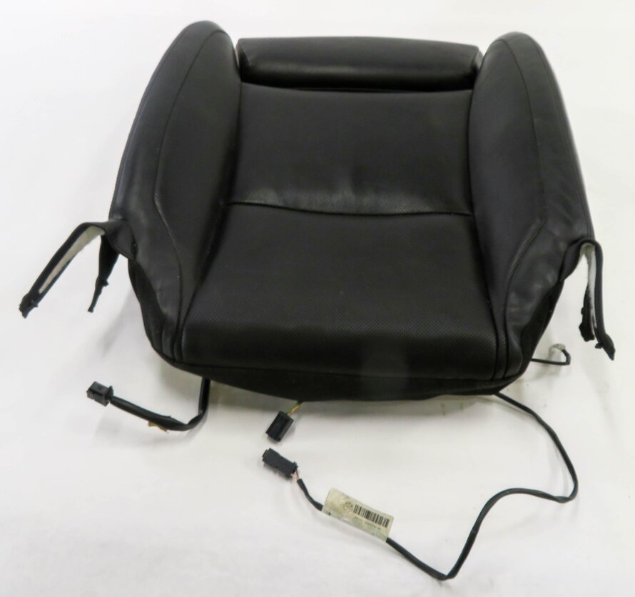 Thumbnail 5: 2014 BMW 750i (F01) RIGHT FRONT LOWER BOTTOM HEATED SEAT CUSHION (BLACK LEATHER)