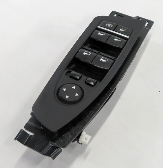 09-15 BMW 740i 750i 760i B7 (F01) DRIVER WINDOW SWITCH w/ SHADE & P-FOLD (BLACK)