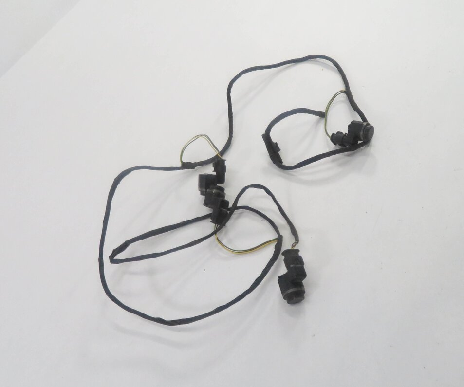 Thumbnail 3: 2012 BMW 750i (F01) REAR PDC PARK DISTANCE SENSOR SET w/ HARNESS (CARBON BLACK)