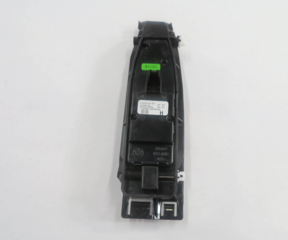 Thumbnail 4: 09-15 BMW 740i 750i 760i B7 (F01) DRIVER WINDOW SWITCH w/ SHADE & P-FOLD (BLACK)