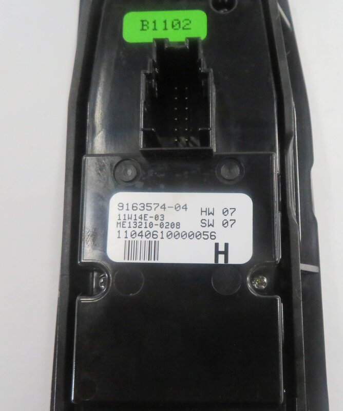 Thumbnail 5: 09-15 BMW 740i 750i 760i B7 (F01) DRIVER WINDOW SWITCH w/ SHADE & P-FOLD (BLACK)