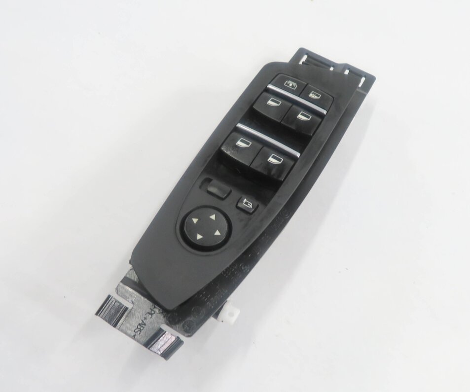 Thumbnail 6: 09-15 BMW 740i 750i 760i B7 (F01) DRIVER WINDOW SWITCH w/ SHADE & P-FOLD (BLACK)