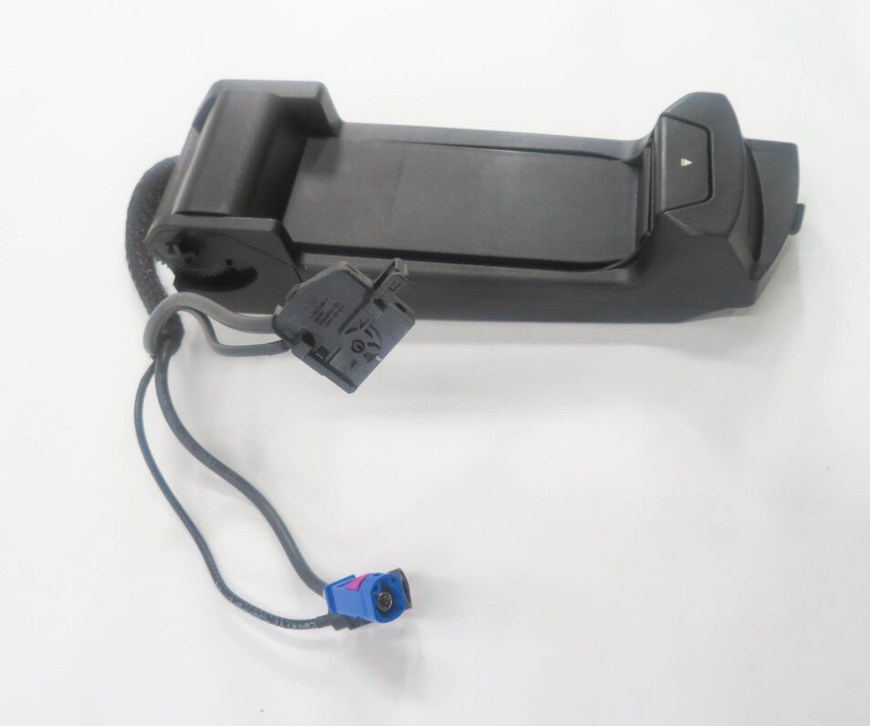 Thumbnail 1: 2012 BMW 750i (F01) CENTER CONSOLE CELL PHONE SNAP IN CRADLE HOLDER