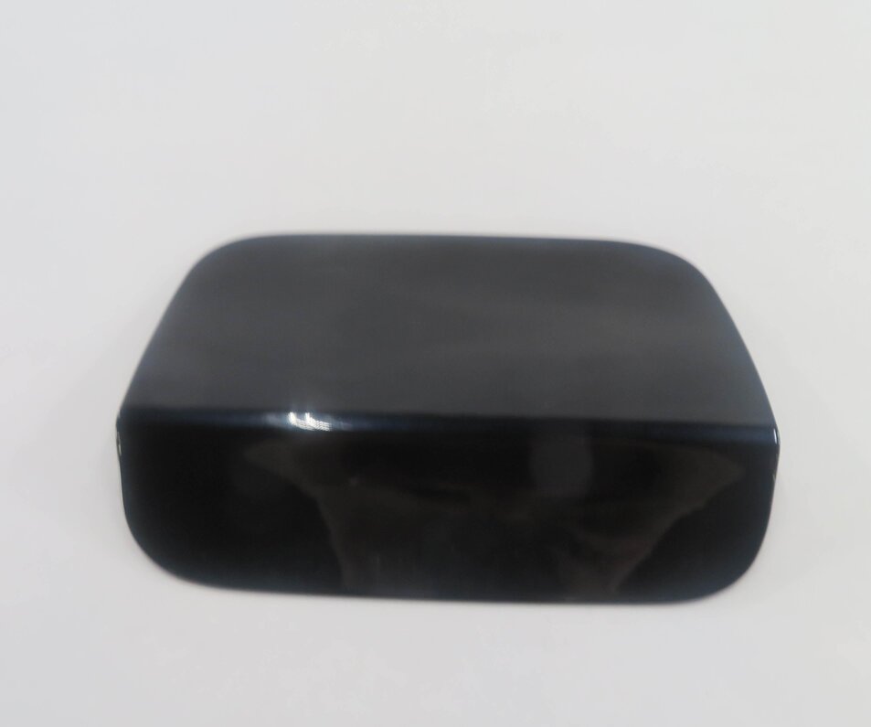 Thumbnail 5: 2009-2015 BMW 740i 750i (F01) FUEL TANK DOOR TRIM FLAP COVER (CARBON BLACK 416)